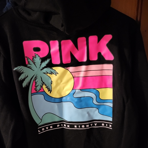 Vs pink limited edition 🌴 hoodie, size xxl. NWOT. - Picture 3 of 11
